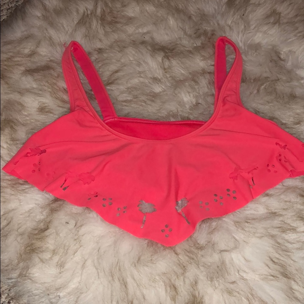 pink bikini top